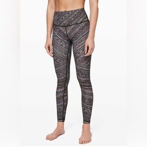 Lululemon Wunder Under Hugh Rise Tight *Engineered Full on Luxtreme 28” Tribal